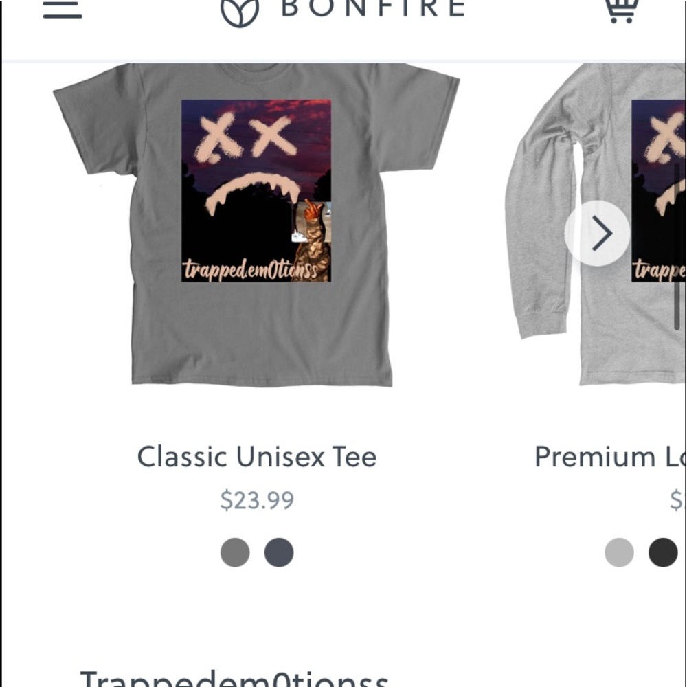 Clothing line in bio